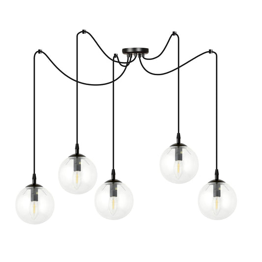 Gigi 5 pendellampe transparent