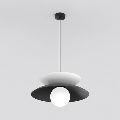 Nagoya 1 pendellampe sort/hvid
