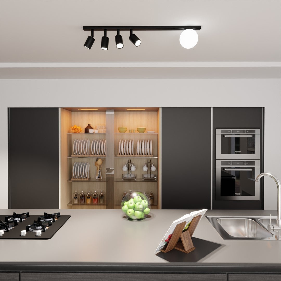 Baster 5 loftlampe sort