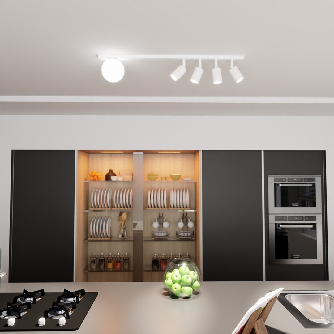 Baster 5 loftlampe hvid