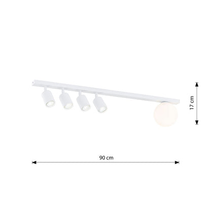 Baster 5 loftlampe hvid
