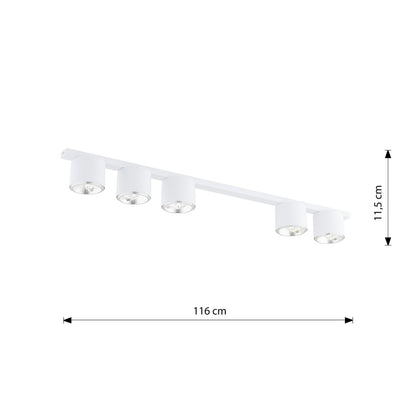Nano 5 loftspot hvid
