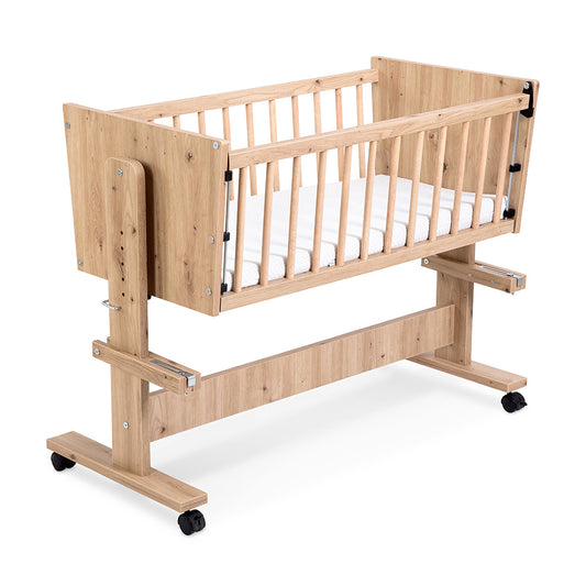 KLUPŚ 5-in-1 Co-sleeping Side Bed 89x40 ZOYA oak