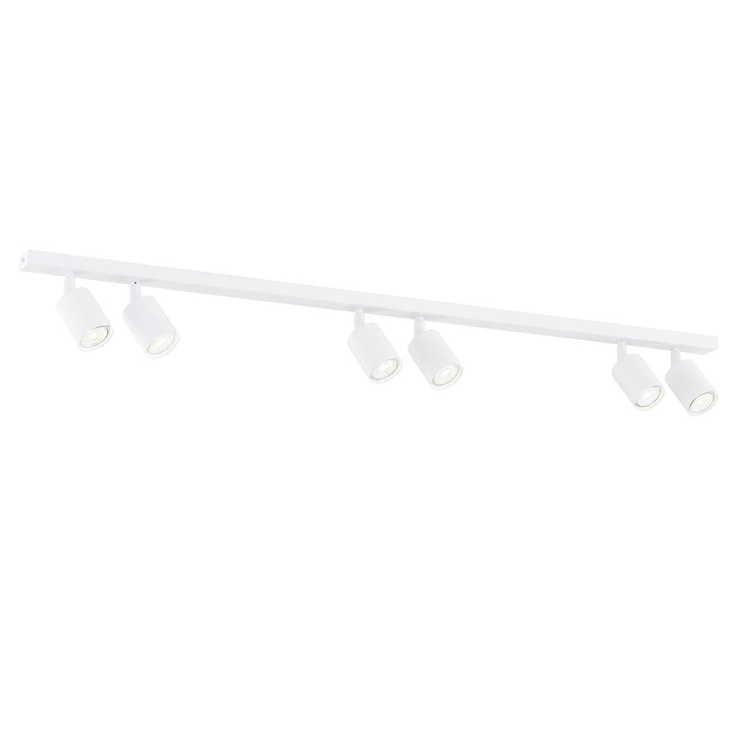 Flash 6 loftlampe hvid