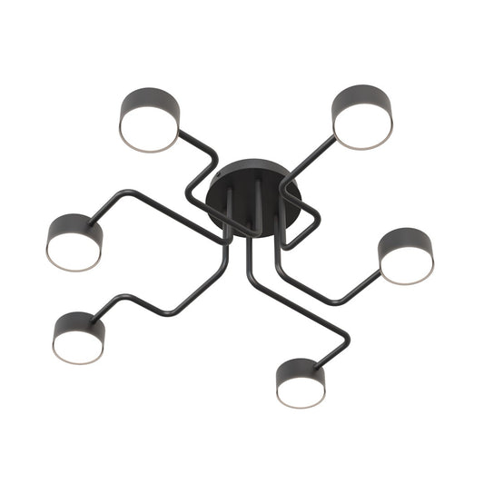Kurage 6 loftlampe sort