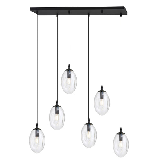 Astral 6 pendellampe transparent