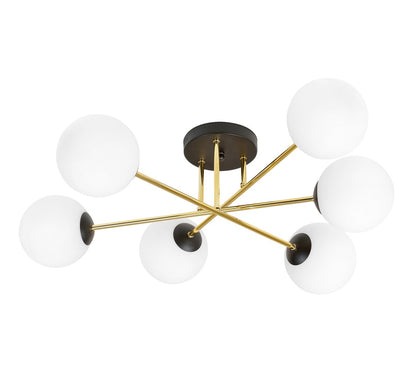 Magnum 6 loftlampe sort/opal