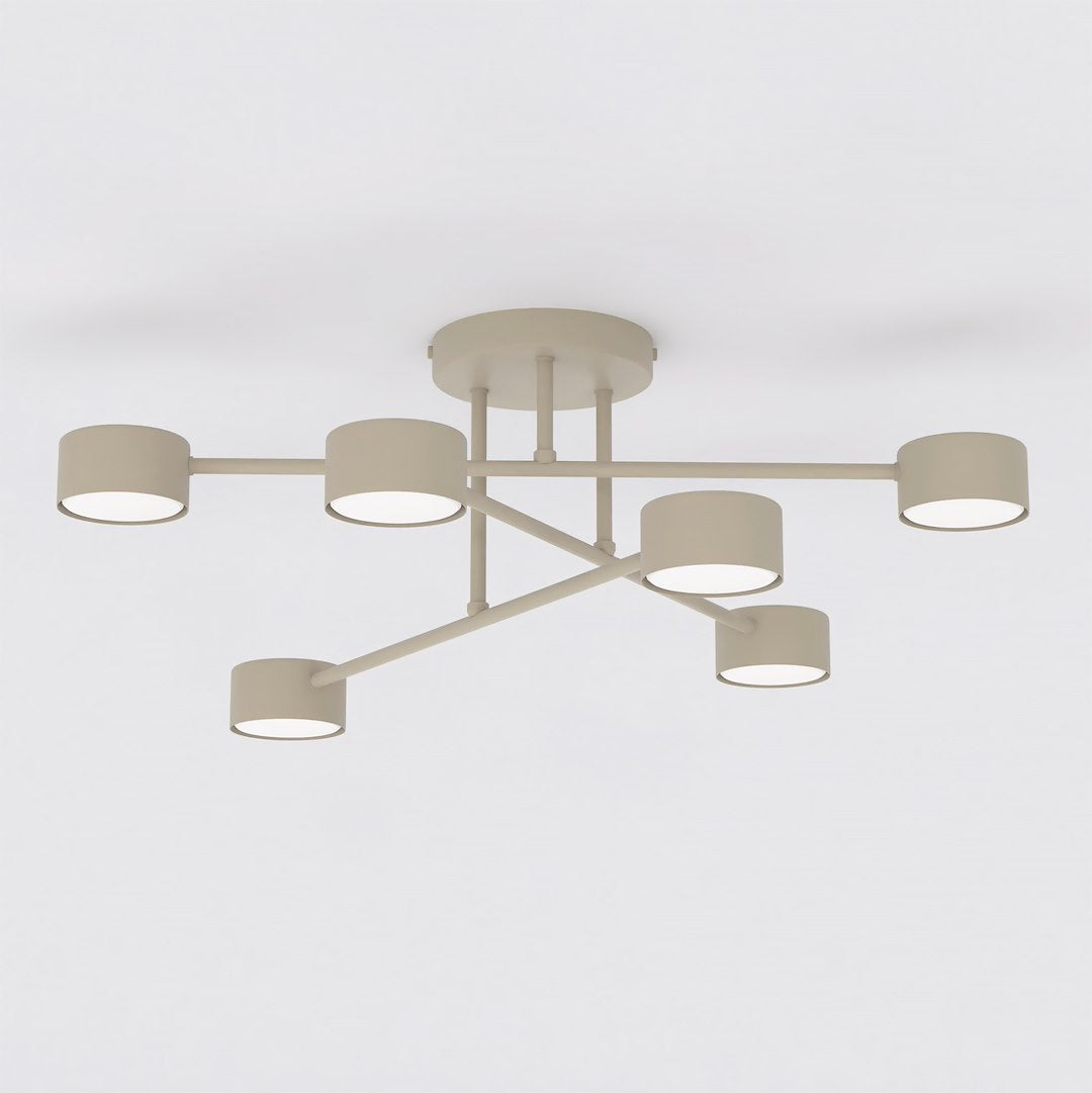 Halo 6 loftlampe mokka
