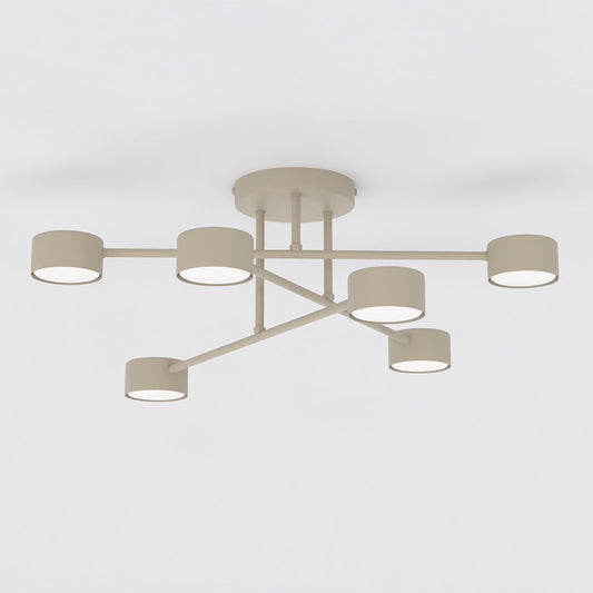 Halo 6 loftlampe mokka