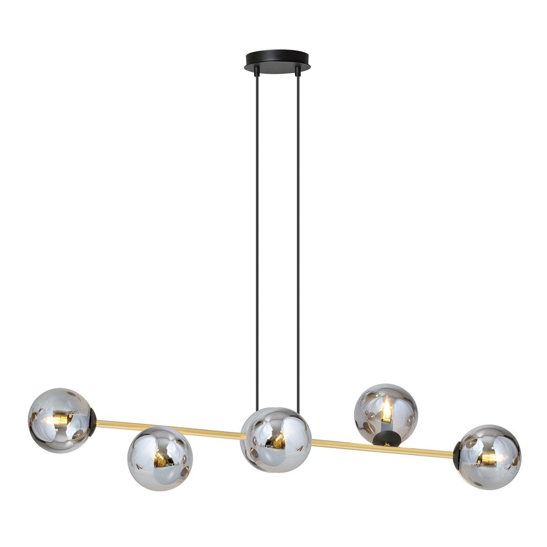 Gravity 6 loftlampe sort/grafit