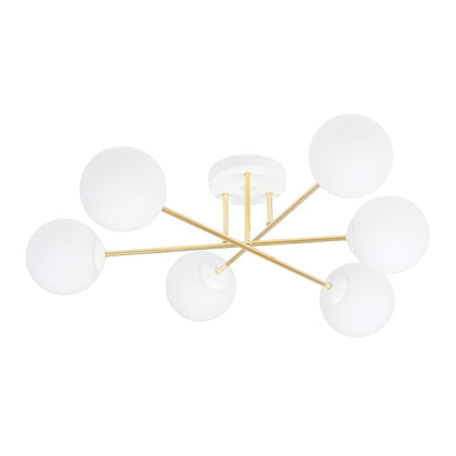 Magnum 6 loftlampe hvid/opal