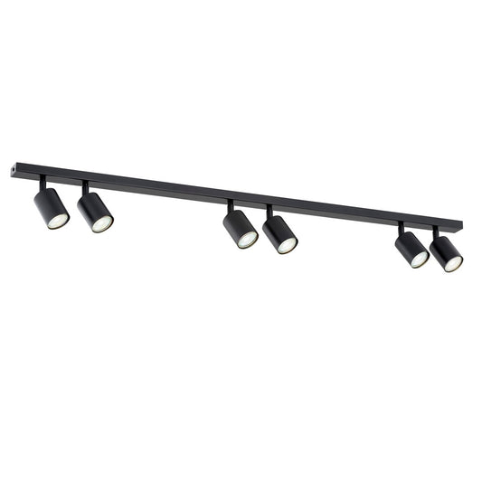 Flash 6 loftlampe sort