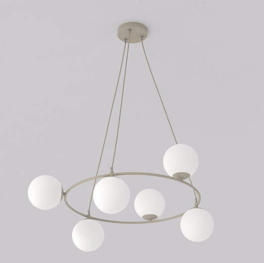 Azura 6 pendellampe mokka/opal