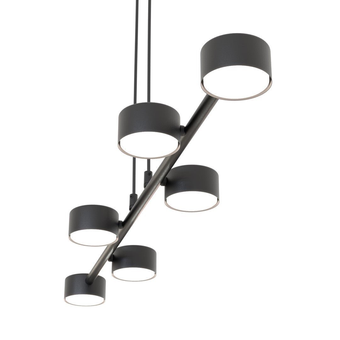 Megara 6 pendellampe sort