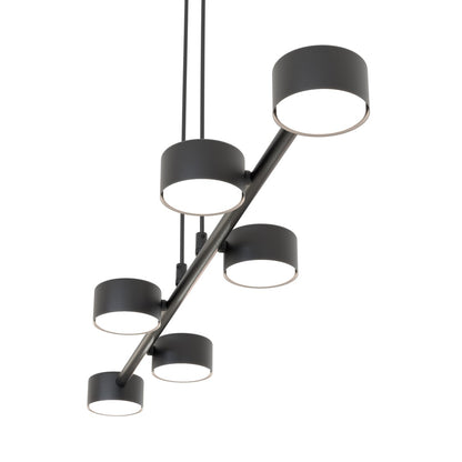 Megara 6 pendellampe sort