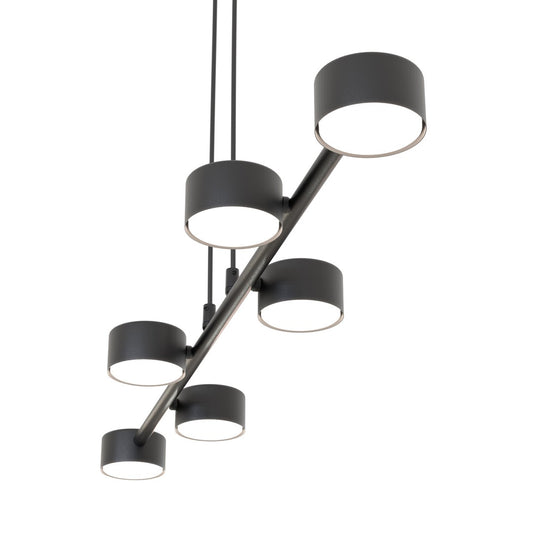 Megara 6 pendellampe sort