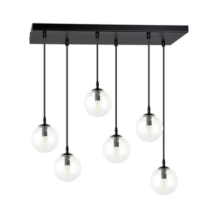 Cosmo 6 pendellampe transparent