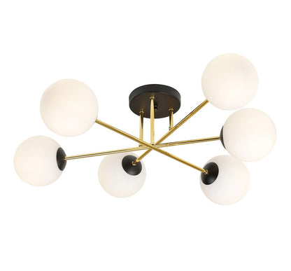 Magnum 6 loftlampe sort/opal