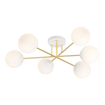 Magnum 6 loftlampe hvid/opal