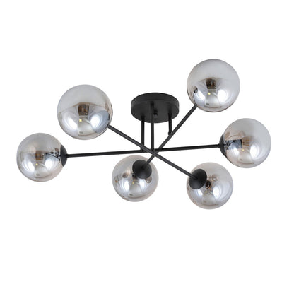 Roma 6 loftlampe sort/grafit
