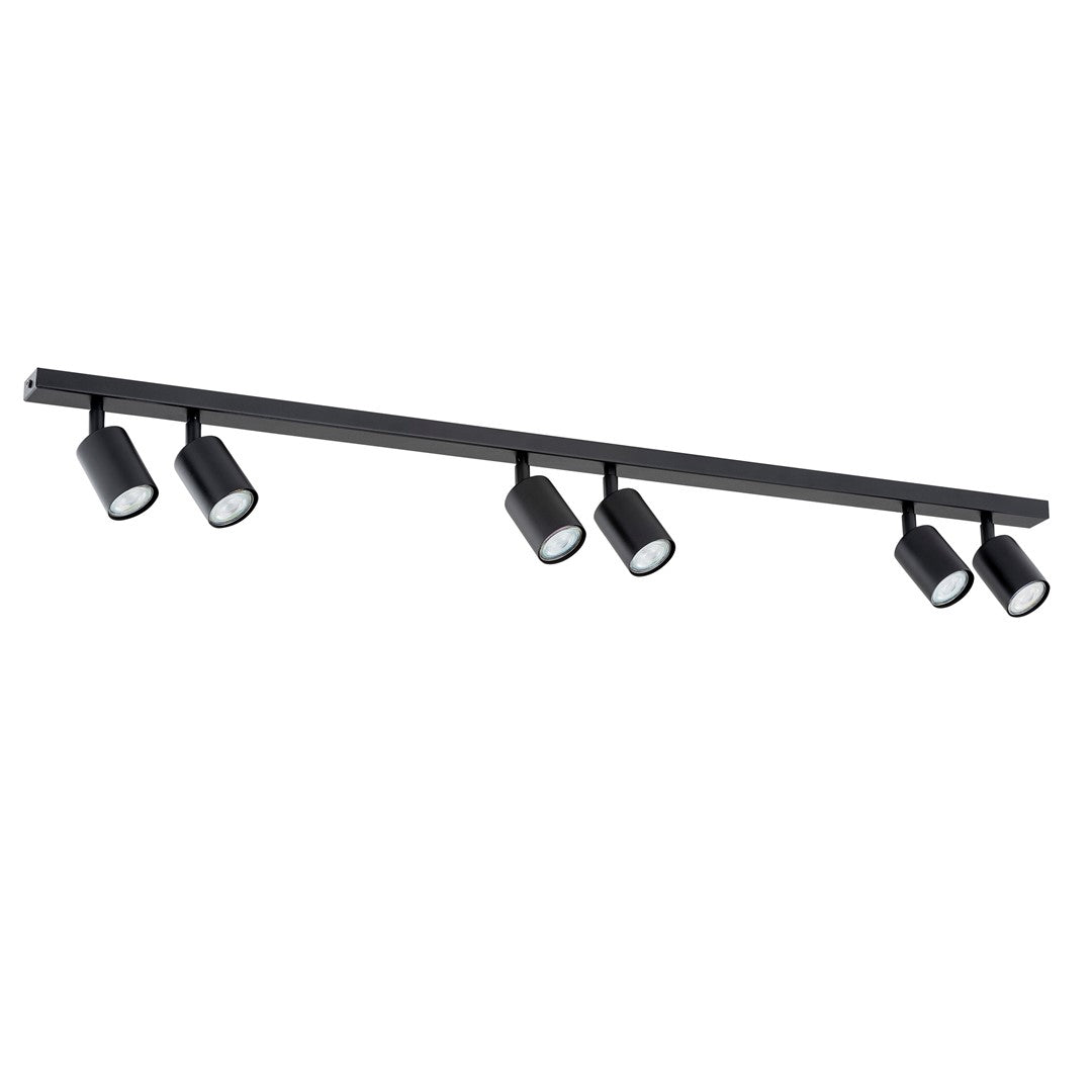Flash 6 loftlampe sort