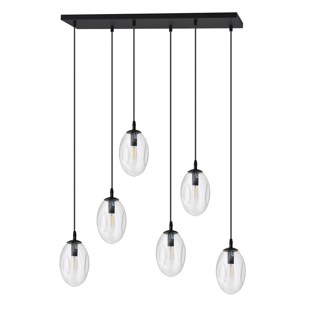 Astral 6 pendellampe transparent