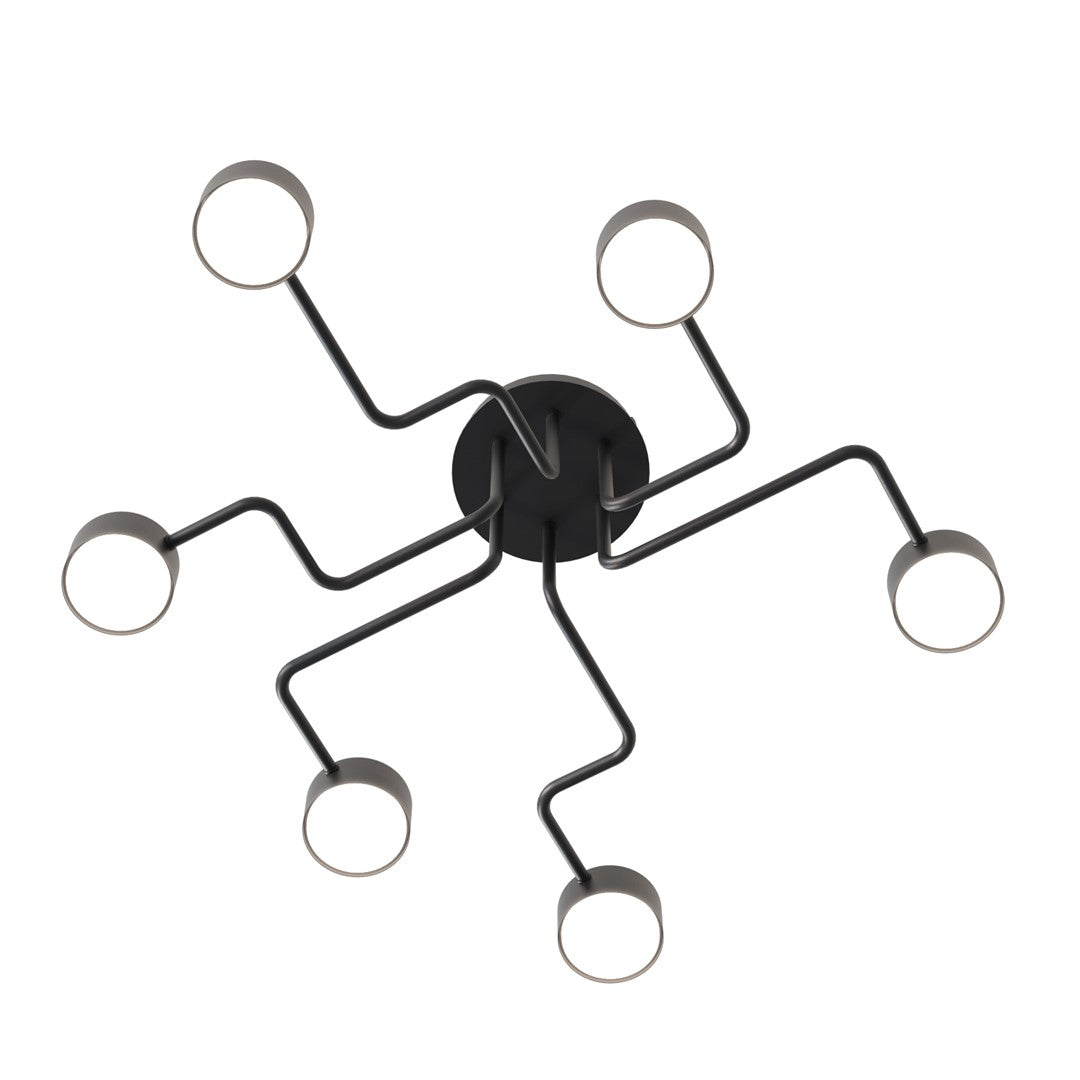 Kurage 6 loftlampe sort