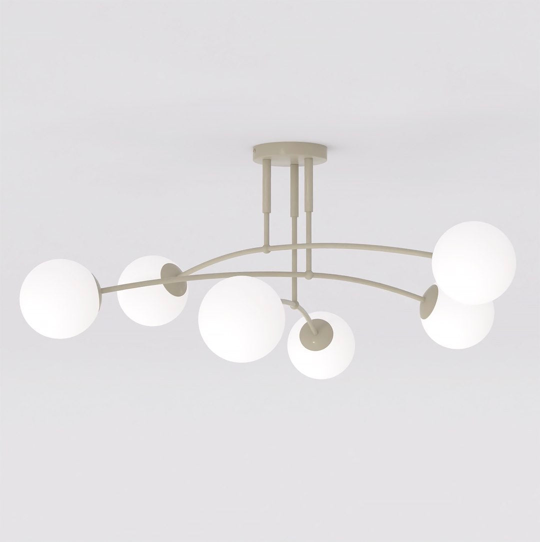 Nails 6 loftlampe mokka/opal