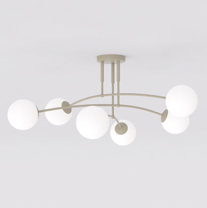 Nails 6 loftlampe mokka/opal