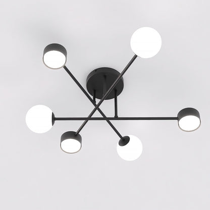 Holon 6 loftlampe sort
