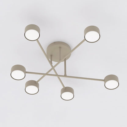 Halo 6 loftlampe mokka