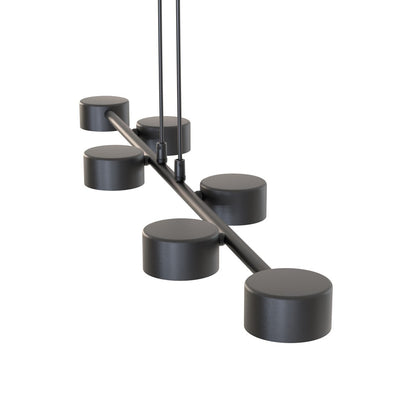 Megara 6 pendellampe sort
