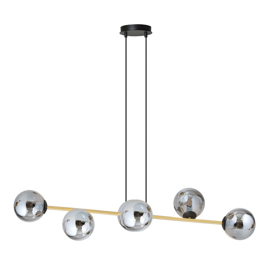 Gravity 6 loftlampe sort/grafit