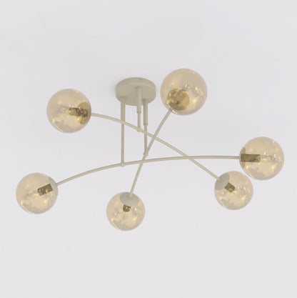 Pregos 6 loftlampe mokka/honning