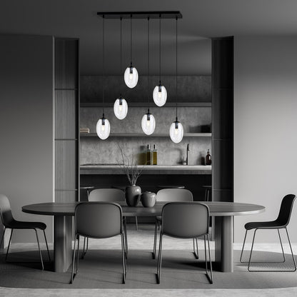 Astral 6 pendellampe transparent