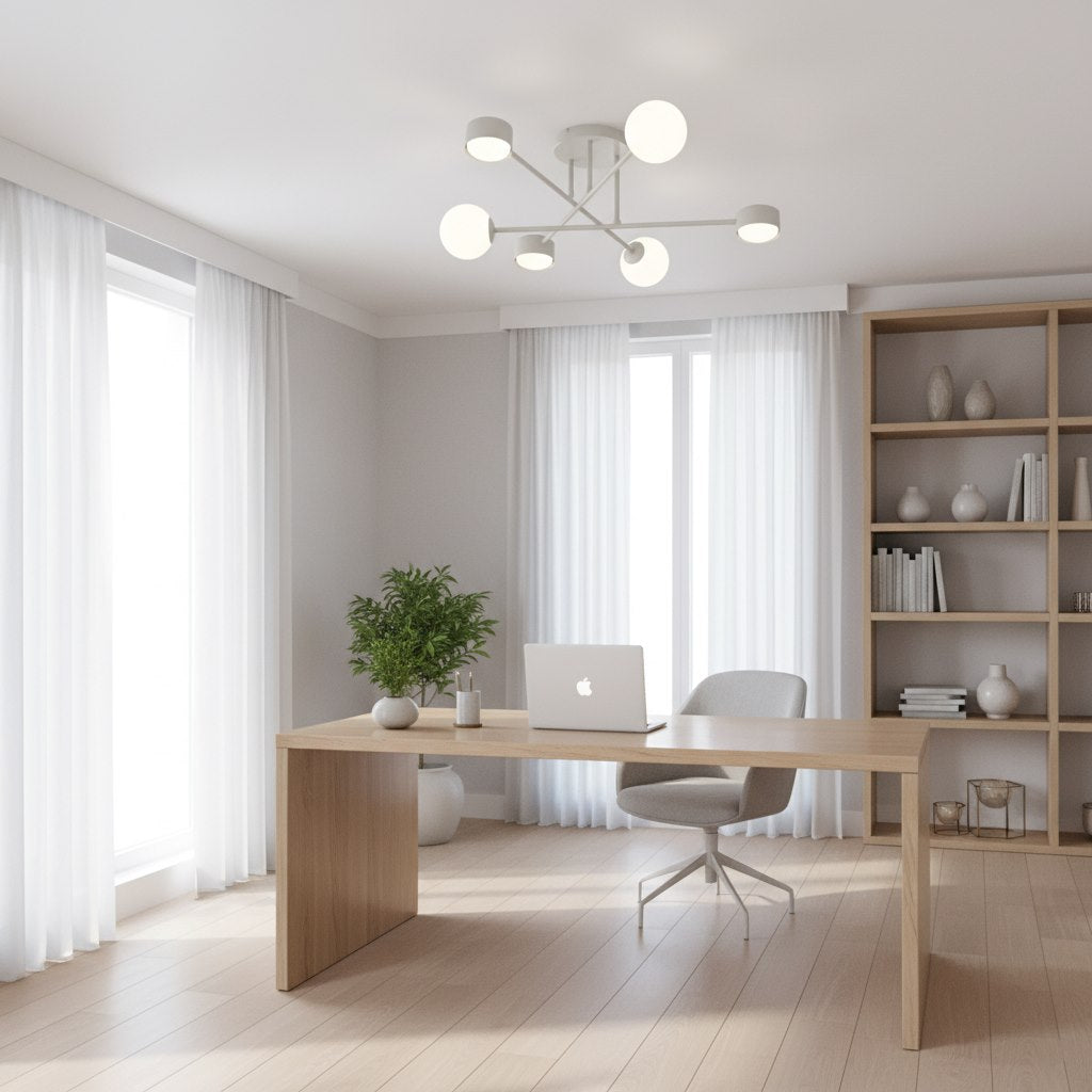 Holon 6 loftlampe hvid