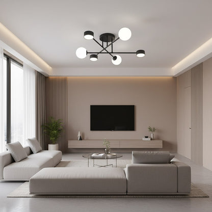 Holon 6 loftlampe sort