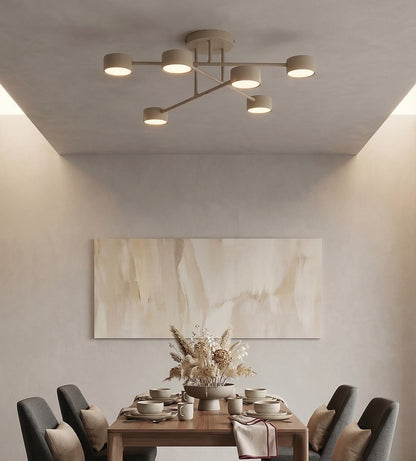Halo 6 loftlampe mokka