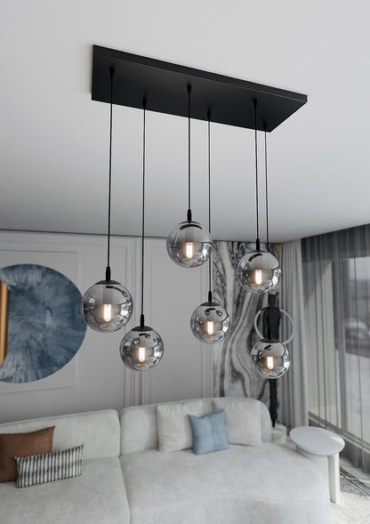 Cosmo 6 pendellampe grafit
