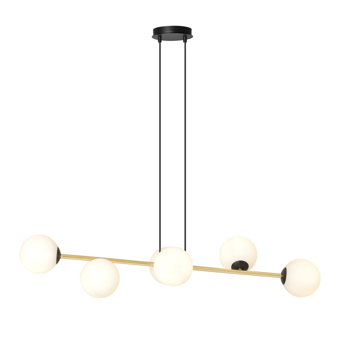 Gravity 6 pendellampe sort/guld