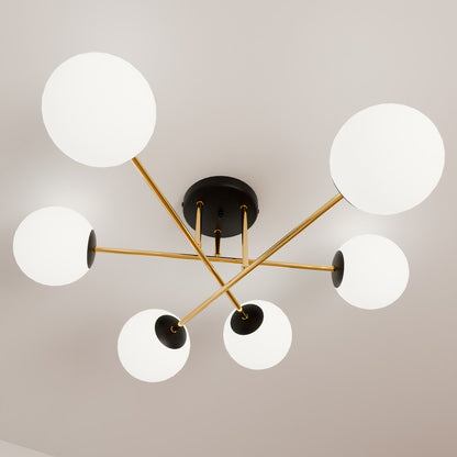 Magnum 6 loftlampe sort/opal