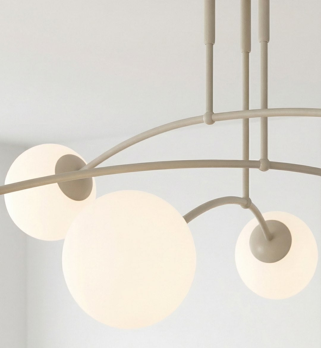 Nails 6 loftlampe mokka/opal