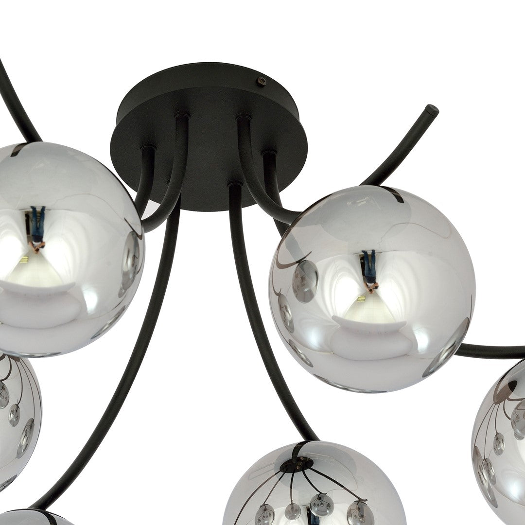 Boston 6 loftlampe sort/grafit
