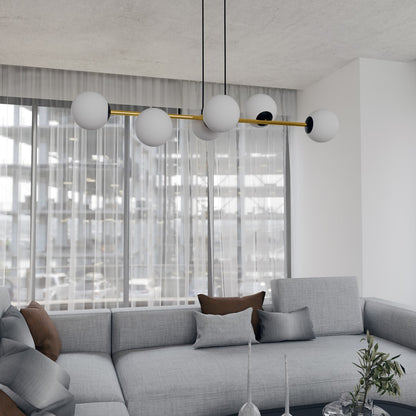 Gravity 6 pendellampe sort/guld