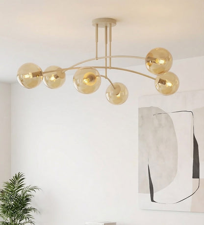 Pregos 6 loftlampe mokka/honning