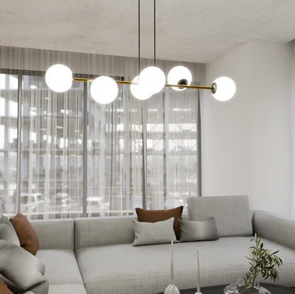 Gravity 6 pendellampe sort/guld