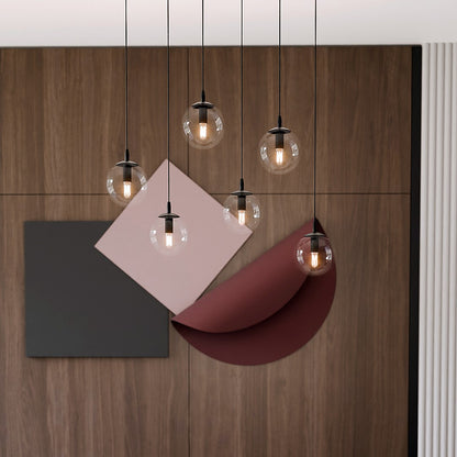 Cosmo 6 pendellampe transparent