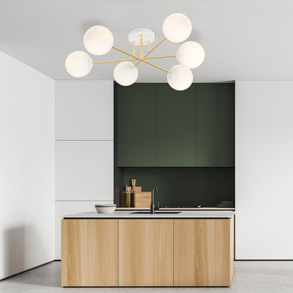 Magnum 6 loftlampe hvid/opal