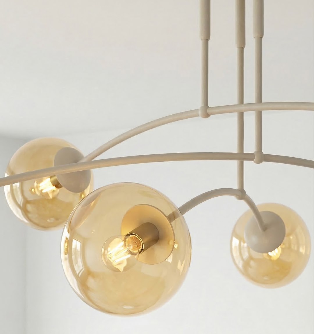 Pregos 6 loftlampe mokka/honning