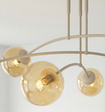 Pregos 6 loftlampe mokka/honning